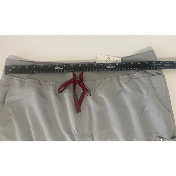 FIGS High-waisted Yola with Yoga Waistband Scrub Pants Gray Size 4XLR NWT - Picture 10 of 11